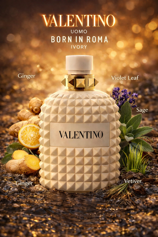 VALENTINO UOMO BORN IN ROMA IVORY LIMITED EDITION