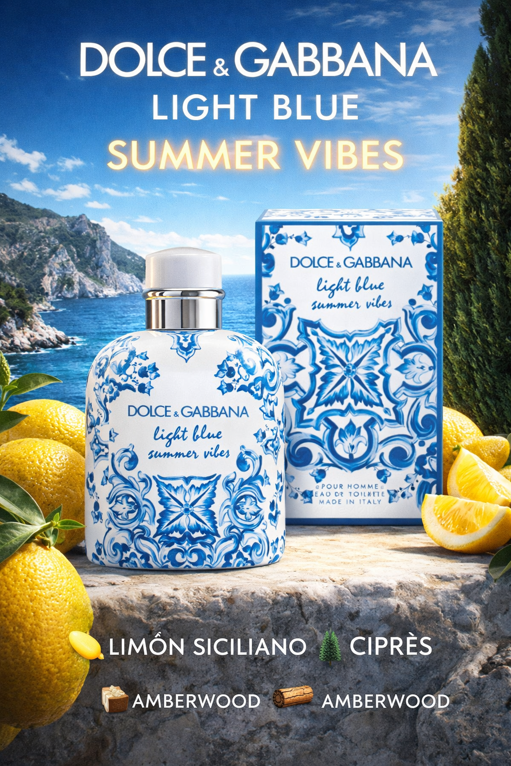 DOLCE & GABBANA LIGHT BLUE SUMMER VIBES