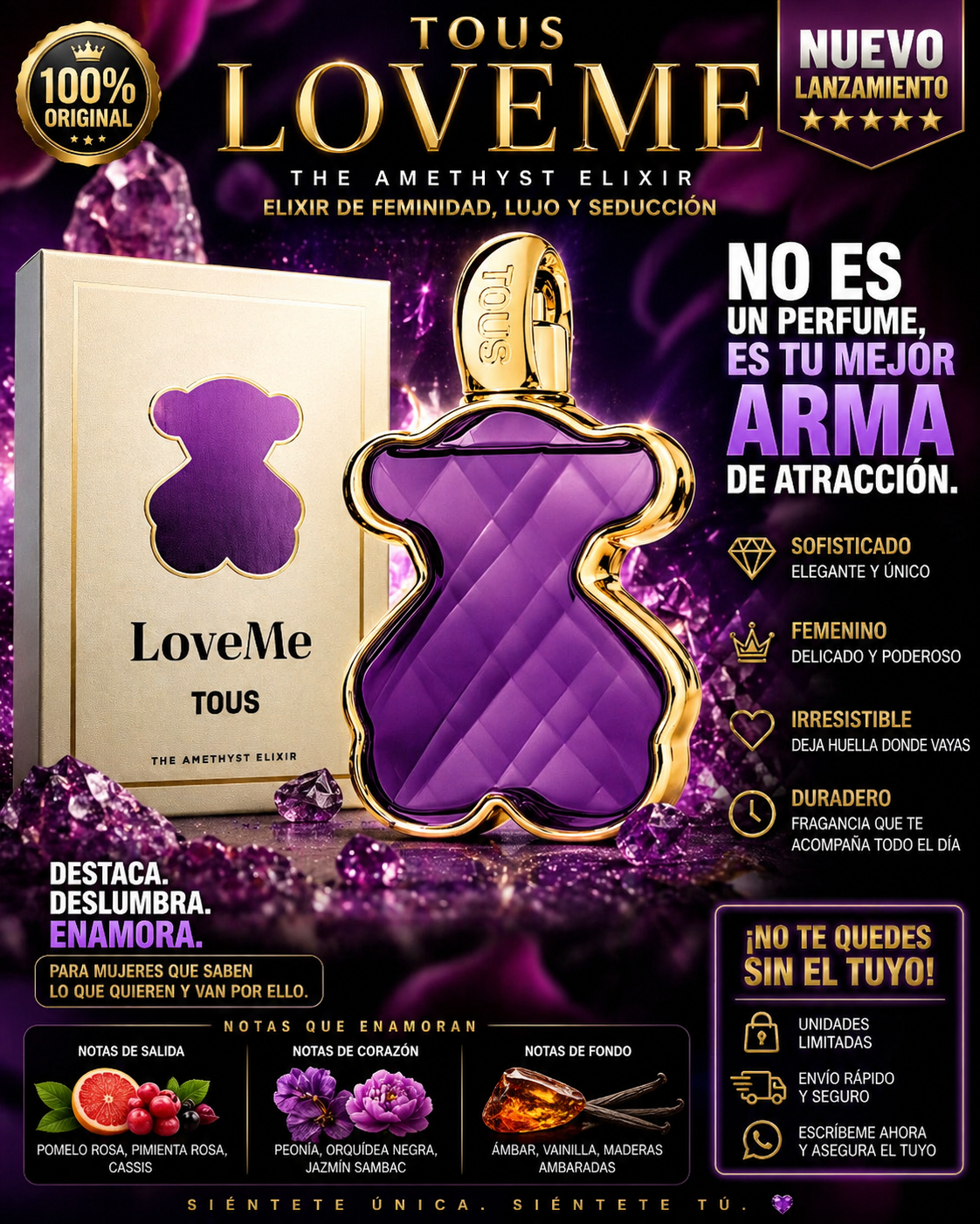 TOUS LOVE ME THE AMETHYST ELIXIR