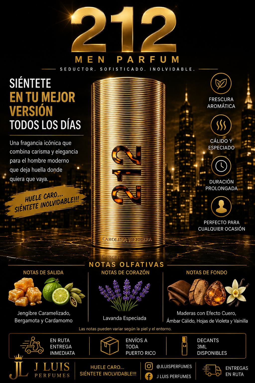 212 PARFUM BY CAROLINA HERRERA